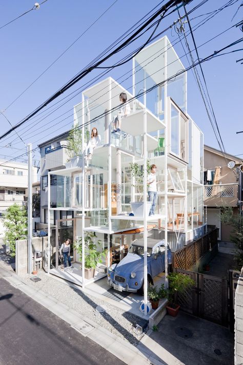 House NA, Tokyo, Japan by Sou Fujimoto, 2007–2011 Sou Fujimoto House, Japanese House Architecture, Serpentine Gallery Pavilion, Tokyo Neighborhoods, Kenzo Tange, Modern Japanese Architecture, Lebbeus Woods, Tokyo Travel Guide, Shigeru Ban