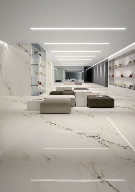 Chic Living Room Design, Marble Flooring Design, Tile Floor Living Room, White Marble Floor, Marble Floors, Furniture Architecture, White Tile Floor, Living Room Tiles, Floor Tile Design