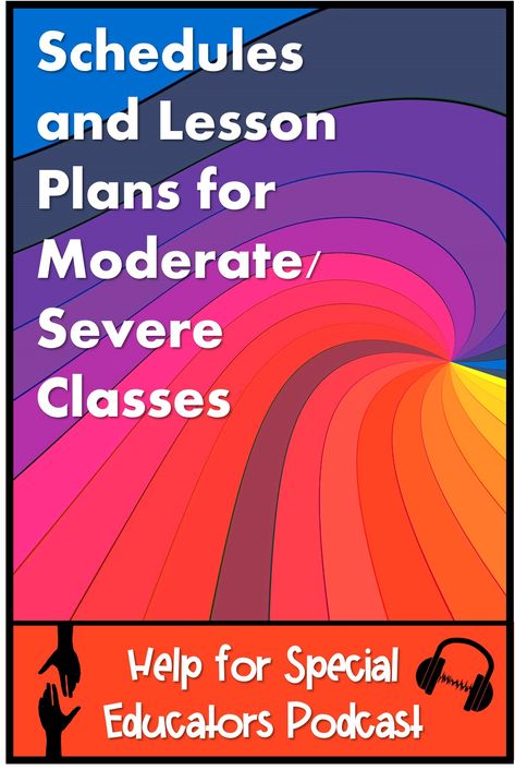 Emma Haring shares years of experience creating schedules and lessons that work in her medically fragile moderate/severe special ed class. Learn how to help students with multiple disabilities be prepared for emergencies. Get Lesson ideas and tips, and a freebie to help you create your lesson plans. #helpforspecialeducatorspodcast Disabilities Activities, Special Education Lesson Plans, Special Education Elementary, Teaching Time, Special Education Students, Learning Disabilities, Special Education Classroom, Class Ideas, Lesson Ideas