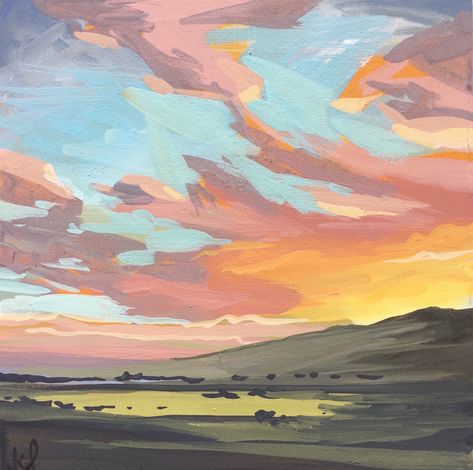 Gouache Sunset, Pintura A Guache, Great Sand Dunes National Park, Great Sand Dunes, Sand Dunes National Park, Acrylic Landscape, Posca Art, Gouache Art, Landscape Paintings Acrylic