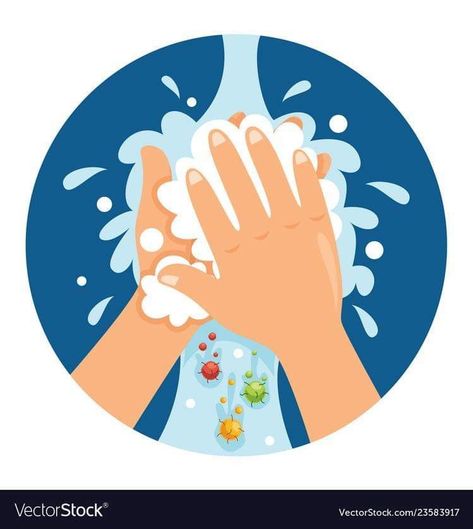 Water Dropping, Covit -19, Hand Washing Poster, Washing Hands, Flashcards For Kids, 카드 디자인, Hand Hygiene, Personal Hygiene, Wash Your Hands