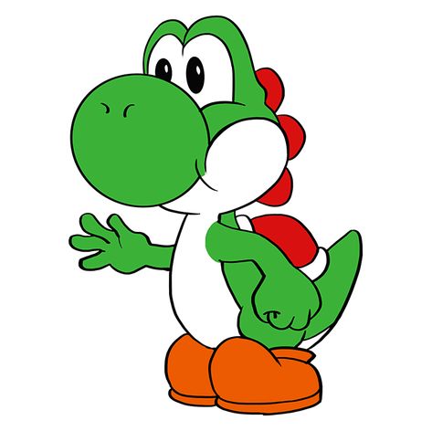 Mario Characters Cartoon, Mario Kart Characters Drawing, Yoshi Painting Canvases, How To Draw Mario Characters Step By Step, Super Mario Characters Drawing, Yoshi Tattoo Design, How To Draw Mario Characters, Toad Drawing Mario, Yoshi Drawing Easy