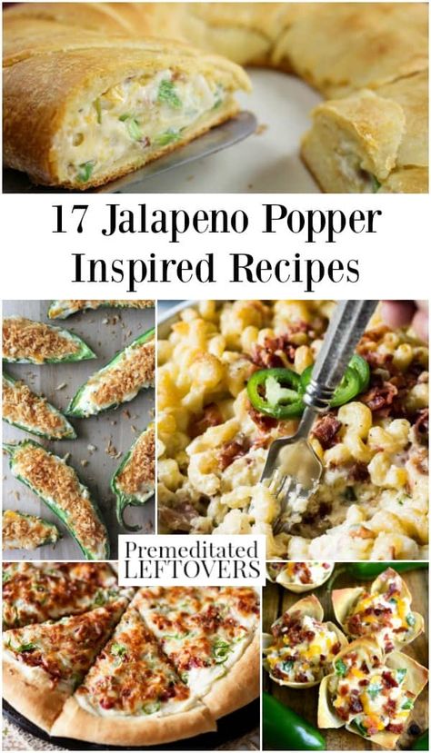 17 Jalapeno Popper Recipes Recipes For Dips, Popper Recipes, Jalapeno Popper Appetizer, Pizza Egg Rolls, Jalapeno Popper Dip Recipe, Fancy Appetizer Recipes, Jalapeno Popper Recipes, Poppers Recipe, Jalapeno Recipes