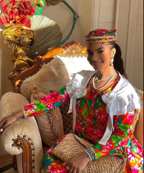 Caribbean Culture West Indies, Creole Clothes, Creole Dress, Creole Fashion, Creole Culture, St Lucia Caribbean, Island Gyal, African Vibes, Caribbean Fashion