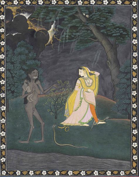 INDIA, GULER, CIRCA 1810-1820 18th Century Paintings, Mughal Paintings, Pichwai Paintings, Indian Painting, Indian Artist, Indian Paintings, Arte Inspo, Lord Krishna Images, Hare Krishna