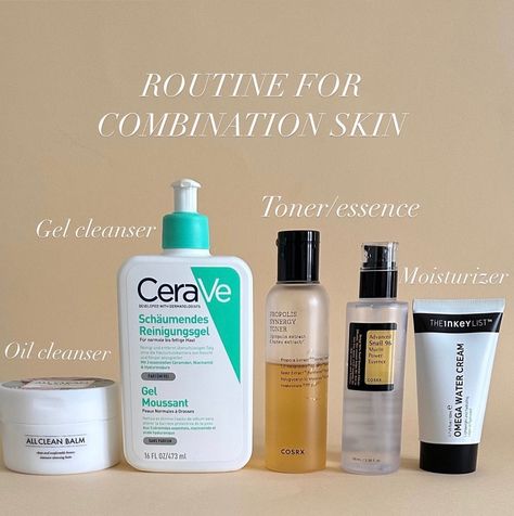 Combo Skin Care, Routine For Combination Skin, Combination Skin Care Routine, Combination Skin Routine, Moisturizer For Combination Skin, Skincare For Combination Skin, Cleanser For Combination Skin, Skincare For Oily Skin, Skin Care Routine Order