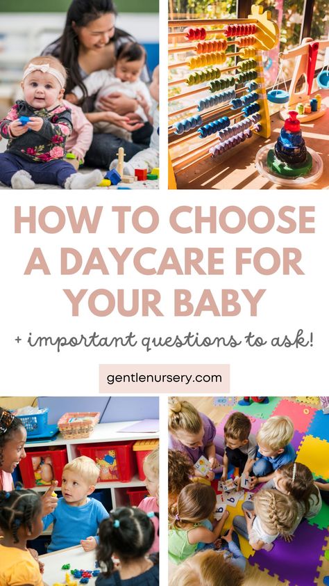 How to Find a High-Quality Daycare (11 Questions to Ask) Questions To Ask Daycare Provider Infant, Questions To Ask Daycare, Daycare Providers, Daycare Center, Home Daycare, Third Baby, Child Care, Childhood Education, Questions To Ask