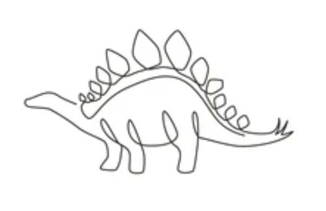 Dinasour Embroidery Easy, Dinosaur Embroidery Pattern, Dino Drawing, Dinosaur Embroidery, Embroidery Easy, Dinosaur Tattoos, Dinosaur Images, Train Art, Continuous Line Drawing