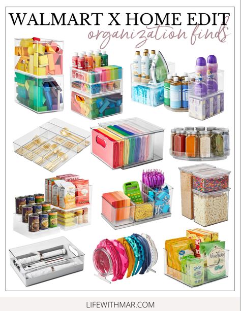 Home Edit Bathroom Organization, Home Edit Bedroom, Walmart Organization Ideas, The Home Edit Closet Organization, Home Edit Pantry Organization, Home Edit Kitchen, The Home Edit Bathroom, The Home Edit Organization, Bee Organization