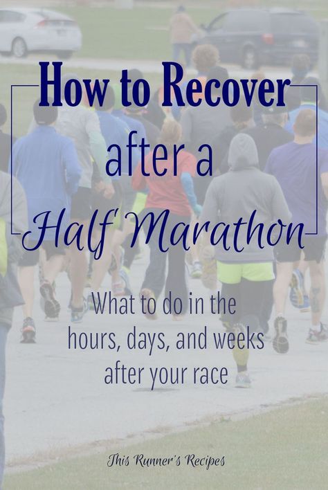 Half Marathon Recovery, Half Marathon Prep, Marathon Recovery, Half Marathon Tips, Marathon Prep, Marathon Plan, Disney Half Marathon, Marathon Training Schedule, Running Recovery