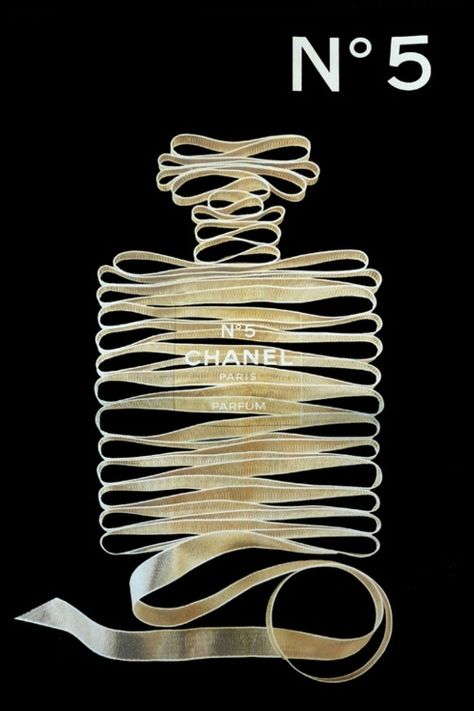 Chanel ribbon art | House of Beccaria# ポップアート ポスター, Parfum Chanel, Chanel N° 5, Perfume Ad, Publicidad Creativa, Chanel No 5, Chanel Couture, Ideas Vintage, Chanel Paris