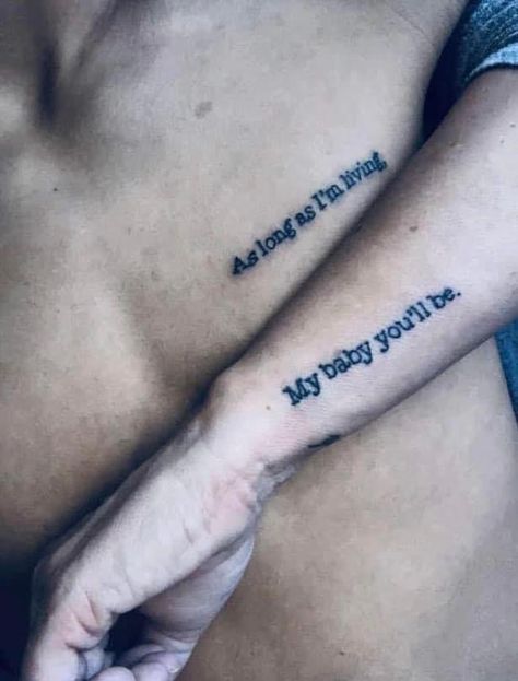 Mother To Son Tattoo Ideas, Still I Raise Tattoos, Mother Son Bible Verse Tattoo, My Mothers Keeper Tattoo For Men, Tattoo Ideas For Moms With Sons Unique, Mom Son Tattoo Ideas, Dad Daughter Tattoos Matching, Mother Son Tattoos Quotes, Father Son Tattoo Ideas