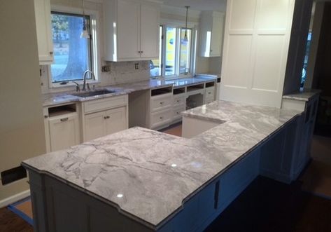 White Granite Countertops that Look Like Marble | Bethel, CT & Rye, NY Fantasy White Granite, Dark Grey Subway Tile, White Fantasy Granite, Glacier White Granite, Gray Subway Tile Backsplash, River White Granite, Granite Backsplash, White Granite Countertops, Grey Subway Tiles