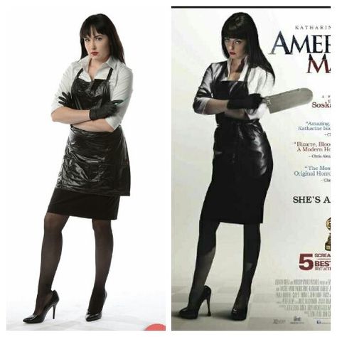 American Mary Halloween costume Horror Films Costumes, American Mary Halloween Costume, American Mary Costume, Killer Nurse Costume, Mary Halloween Costume, Horror Costume Female, American Physco Costume Women, Horror Movie Characters Costumes, Nola Halloween