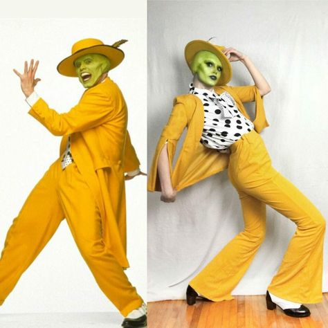 Kan Stelar as the movie version of The Mask. Superhero Week, Marvel Halloween Costumes, The Mask Costume, Halloween Costumes College Girls, Celebrity Halloween Costumes, Jessica Nigri, Halloween Costume Outfits, Fantasias Halloween, Halloween Costumes College