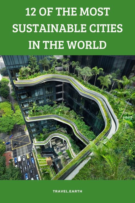 These cities ensure that human intervention is kept to a minimum, allowing the natural environment to flourish. Green, sustainable cities see the government work with citizens to ensure their eco-friendly goals are achieved. 

Here Are 12 Of The Most Sustainable Cities In The World Green Spaces In Cities, Eco Friendly Building Architecture, Sustainable City Urban Planning, Solarpunk Community, Sustainable House Design Eco Friendly, Eco City Concept, Sustainable Cities And Communities, Eco Village Community, Sustainable Urban Design