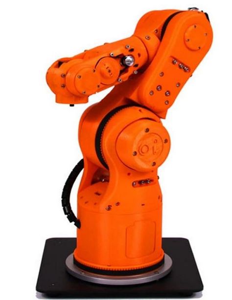 MYLW 6-axis 3D Printed Robot Arm - Robotic Arm Diy, 3d Printed Robot, Robot Programming, Learn Robotics, Arduino Robot, Injection Machine, Industrial Robots, Robotics Projects, Robotic Arm