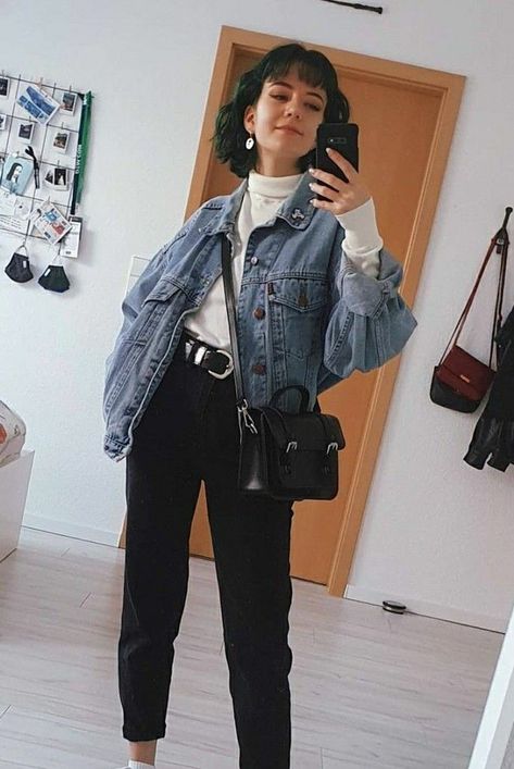 Mode Punk, Mode Instagram, Look Retro, Mode Casual, Mode Inspo, Outfit Goals, Komplette Outfits, Edgy Outfits, Mode Inspiration