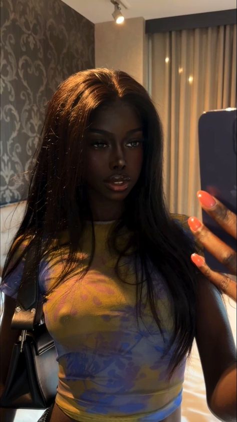 Nyla Lueeth, Dark Skin Models, Pretty Dark Skin, Melanin Skin, Dark Skin Beauty, Girls Makeup, Brown Skin, Black Is Beautiful, Beauty Skin