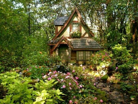 Fairy Tale Cottages | Fairy Tale House, Wisconsin Would make a cute play area for the kids Fairy Tale Cottage, Storybook House, Cute Cottages, Tudor Cottage, Fairytale House, Storybook Homes, Witch Cottage, A Small House, Fairytale Cottage