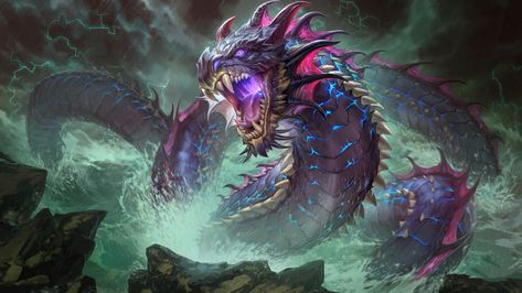 Video Game Smite Jormungandr (Smite) Wallpaper Teppen Capcom, The World Serpent, World Serpent, Monster Hunter Series, Monster Hunter Art, Norse Tattoo, Creature Artwork, Fantasy Creatures Art, Fantasy Monster