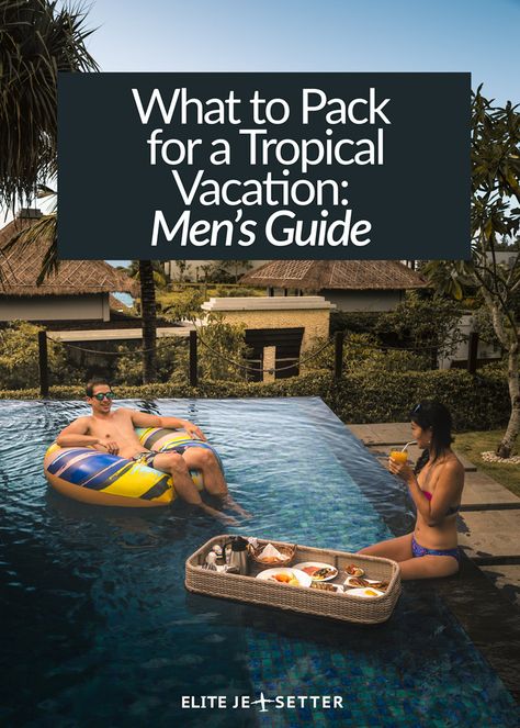 what to pack for a tropical vacation Tropical Vacation Packing, Cancun Packing List, Packing Advice, Shoes For Traveling, Mexico Packing List, Hawaii Packing List, Tahiti Travel, Packing List Men, Usa Travel Map