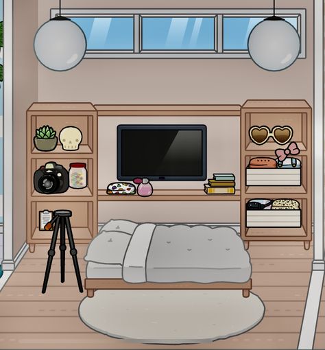 Toca Boca Room Ideas Normal House, Toca Boca Room Ideas Aesthetic Gratis, Toca Boca Room Ideas Free Bedroom, Room Toca Boca, Free Bedroom Ideas, Bad Room Ideas, Toka Boka, Normal House, Free House Design