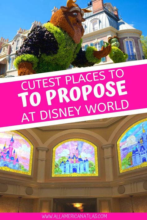 Proposal Ideas Disney, Disney Proposal Ideas, Disney World Proposal, Animal Kingdom Disney World, Disney Proposal, Disney Love Songs, Places To Propose, Disney World For Adults, Best Places To Propose