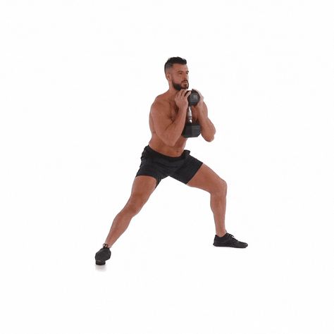 Alternating Goblet Lateral Squat Lateral Squat, Ways To Stay Healthy, You Better Work, Gym Time, Calisthenics, Build Muscle, Mens Fitness, How To Stay Healthy, The Top