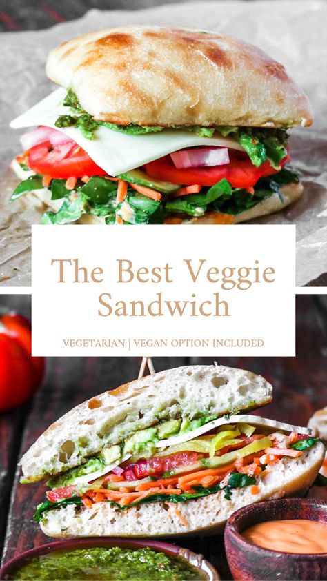 Best Veggie Sandwich, Veggie Sandwich Recipes, Vegetarian Sandwich Recipes, Vegan Sandwich Recipes, Healthy Sandwich Recipes, Vegetarian Sandwich, Veggie Sandwich, Healthy Sandwiches, Vegan Sandwich