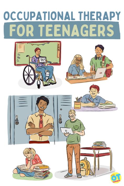 Occupational Therapy for Teenagers - The OT Toolbox School Occupational Therapy, High School Writing Activities, Mental Health Occupational Therapy, Teenager Activities, High School Writing, Social Emotional Activities, Occupational Therapy Activities, Motor Planning, Vision Therapy