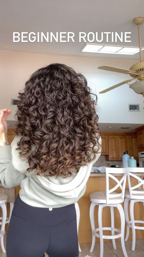 Care For Curly Hair Natural Curls, Easy Curly Hair Routine For Beginners, Curly Hair Styling Methods, Quick And Easy Curly Hair Routine, Best Way To Style Curly Hair, How To Style Medium Curly Hair, Should I Wash My Hair Today, Treluxe Routine, How To Style My Curly Hair