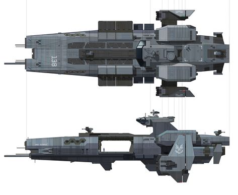 UNSC Olympus Ship Art - Halo Infinite Art Gallery Halo Ships, 3d Templates, Space Fleet, Infinite Art, Space Ships Concept, Halo Infinite, Space Engineers, Sci Fi Spaceships, Space Ship Concept Art