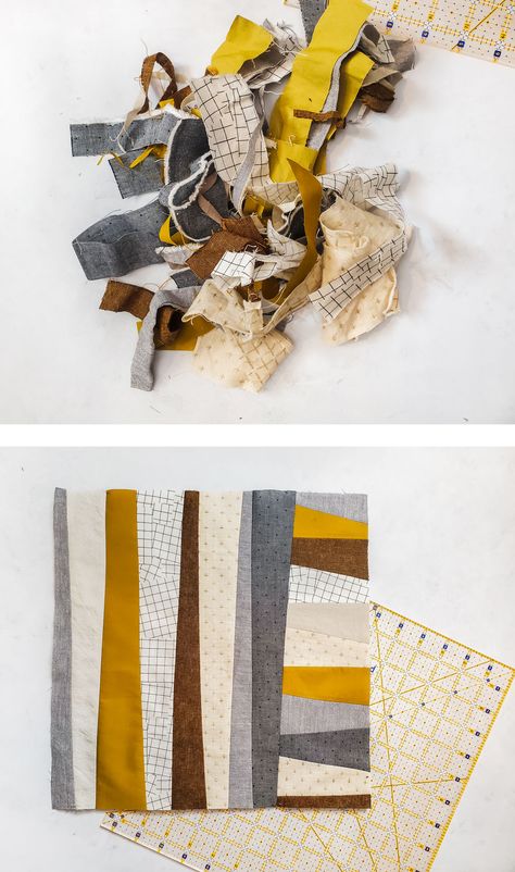 How to use scrap fabric in quilt patterns! Use these tricks to make Suzy Quilts patterns with recycled fabric you already have. #scrappyquilt #sewing #quilt suzyquilts.com Recycle Fabric Scraps, Recycled Fabric Art, Quilting Guides, Suzy Quilts, Quilting Tutorial, Boho Quilt, Scrap Fabric Crafts, Scrap Fabric Projects, Quilts Patterns