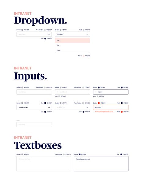 Intranet Style Guide on Behance Design System Ui Kit, Web Ui Design Inspiration, Ui Style Guide, Style Guide Ui, Web Style Guide, Website Style Guide, การออกแบบ Ui Ux, Design Style Guide, Ux Tips