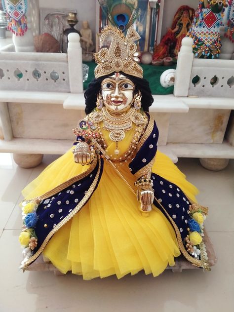 Home Made Dress, Kanha Dress, Laddu Gopal Dress, Laddu Gopal Dresses, Made Dress, Home Made, Dress Making, Sleeping Beauty, Aurora Sleeping Beauty