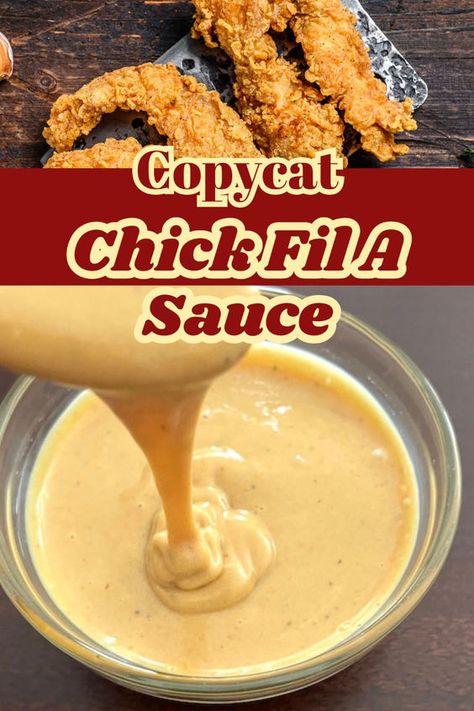 Love Chick-fil-A sauce? Make your own at home with this easy copycat recipe! Perfect for dipping, spreading, and adding that signature tangy sweetness to any meal. Try it now and elevate your home-cooked dishes to restaurant-quality deliciousness! Chik Fil A Chicken, Chick Fil A Sauce Recipe, Chicken Sandwich Sauce, Copycat Chick Fil A Sauce, Chick Fil A Recipe Copycat, Chick Fil A Recipe, Hamburger Sauce, Beer Cheese Sauce, Chicken Fries