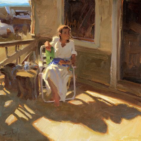 Cozyhuarique — Fantine   -   Kim English American b.1957- Oil on... Shadow Study, Indoor Painting, Kim English, Urban Painting, Artist Workshop, People Painting, English Art, Color Chip, Painting People