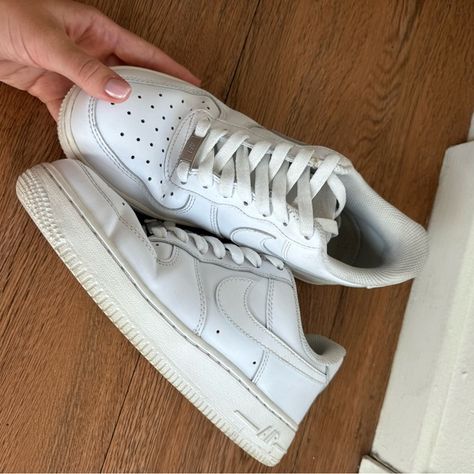 Nike Air Force 1 white original Nike Air Force 1 White, Air Force 1 White, Nike Air Force 1, White White, White Style, Air Force 1, Nike Air Force, Air Force, Nike Shoes