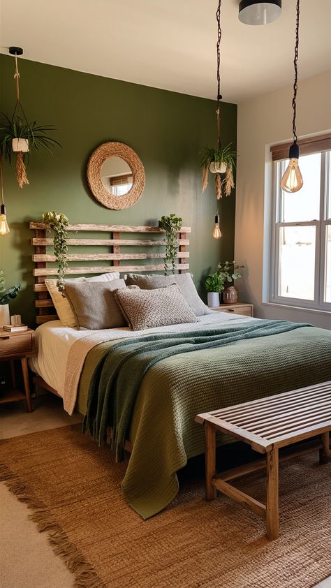 Refresh your home with modern decor ideas and chic inspirations. Find elegant solutions and luxe accents for stylish updates and transformations. #HomeInspiration #TrendyDesign #LuxeDecor Green Wall Bedroom, Guest Bedroom Colors, Trendy Interiors, Luxe Decor, Sophisticated Decor, Wall Bedroom, Bedroom Color Schemes, Luxe Interiors, White Rooms