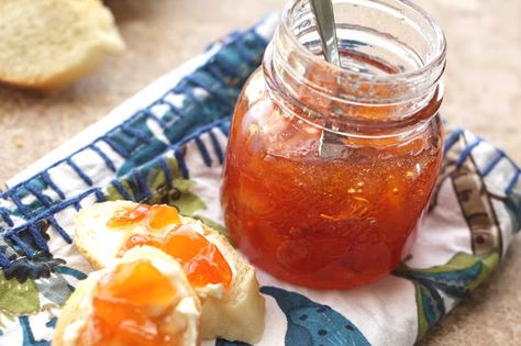 Peach Habanero Jam, Habanero Jam, Habanero Jelly, Cut Sugar, Peach Jam Recipe, Peach Jelly, Frozen Peaches, Peach Jam, Hot Peppers