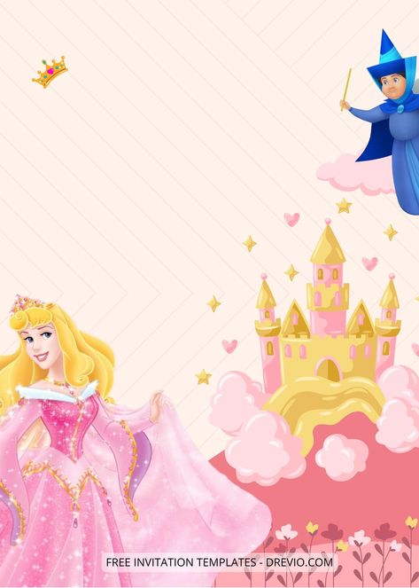 Awesome 11+ Princess Party With Aurora Canva Birthday Invitation Templates If you are fans of Sleeping Beauty then you are probably familiar with how the story goes. It is such a wonderful love story that you can’t help but swoon. And Aurora becomes a beloved fairy tale char... Happy Birthday Disney Princess, Disney Princess Letter, Princess Aurora Party, Beauty Party Ideas, Princesa Disney Aurora, Free Coloring Pictures, Sleeping Beauty Party, Candy Theme Birthday Party, Sleepover Birthday Parties