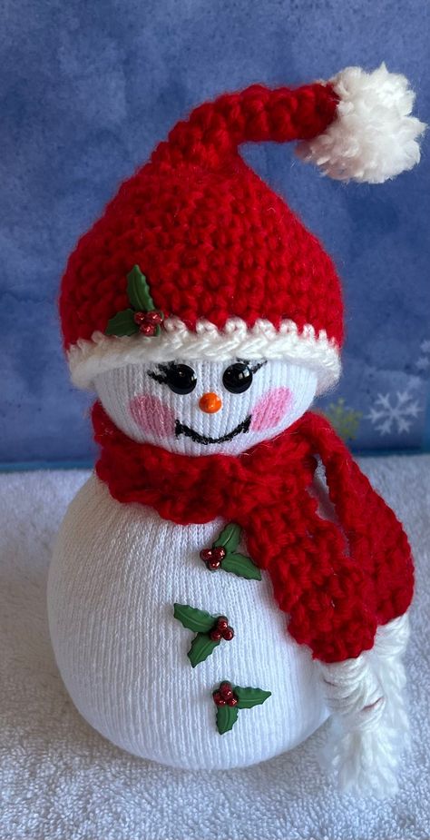 Melted snowman ornament