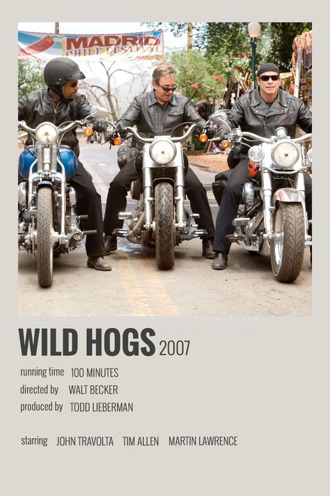 Wild Hogs Movie, Martin Lawrence Movies, Wild Hogs, Polaroid Movie Poster, Movies Scenes, 1000 Likes, Martin Lawrence, Comfort Movies, Posters Minimalist