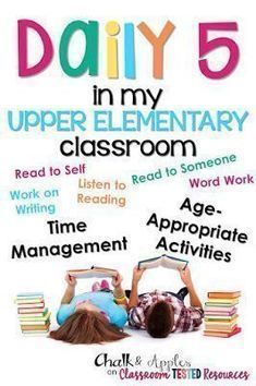 Daily 5 Activities, Daily 5 Reading, Read To Self, 5th Grade Ela, Third Grade Reading, 5th Grade Classroom, 5th Grade Reading, 4th Grade Classroom, 4th Grade Reading