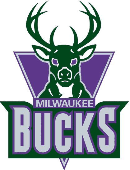 Milwaukee Bucks Logo, Milwaukee Bucks Basketball, Bucks Logo, Logo Basketball, Team Logo Design, Sports Logo Design, Nba Logo, Minnesota Timberwolves, Atlanta Hawks