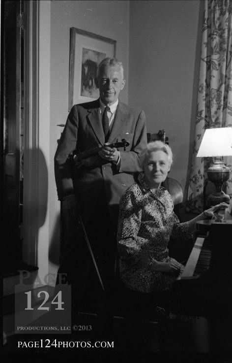 Bill W. with his wife, Lois. He would play violin and she would accompany him on a grand piano they bought during his drinking years. Play Violin, Recovery Humor, Bill W, Al Anon, Stoicism Quotes, Rehab Center, Physicists, 12 Steps, Grand Piano