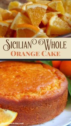 Whole Orange Cake, Pasta Bread, Sandwich Lunch, Recipes Chili, Orange Cake Recipe, Bread Sandwich, Sicilian Recipes, Think Food, Monkey Bread