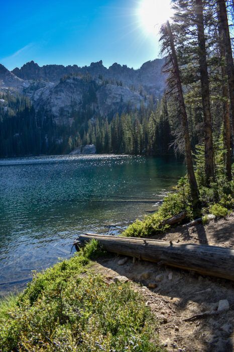 Nature, Lake In The Mountains, Lake View Aesthetic, Mountain Lake Aesthetic, Summer In Mountains, Idaho Aesthetic, Living In Mountains, Redfish Lake Idaho, Lake Aesthetics