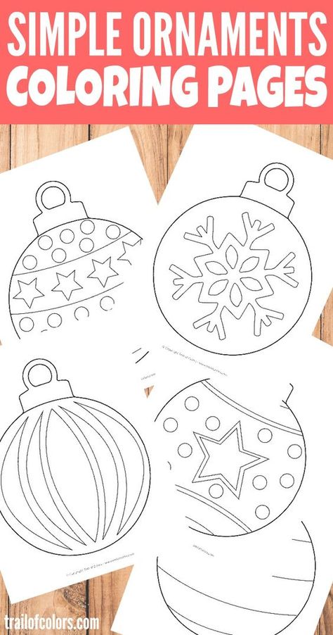 These simple Christmas ornaments coloring page for kids will make your little ones quite entertained and busy for a while. Christmas Ornaments Coloring, Simple Christmas Ornaments, Ornament Coloring, Christmas Ornament Coloring Page, Christmas Kindergarten, Craft Techniques, Craft Christmas, Ideas Craft, Christmas School